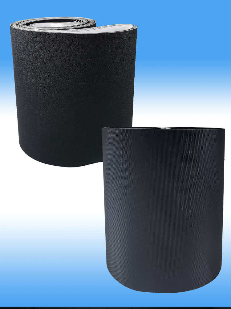 Corrugated sidewall cleats exercises guided pvc pu conveyor treadmill belts 17