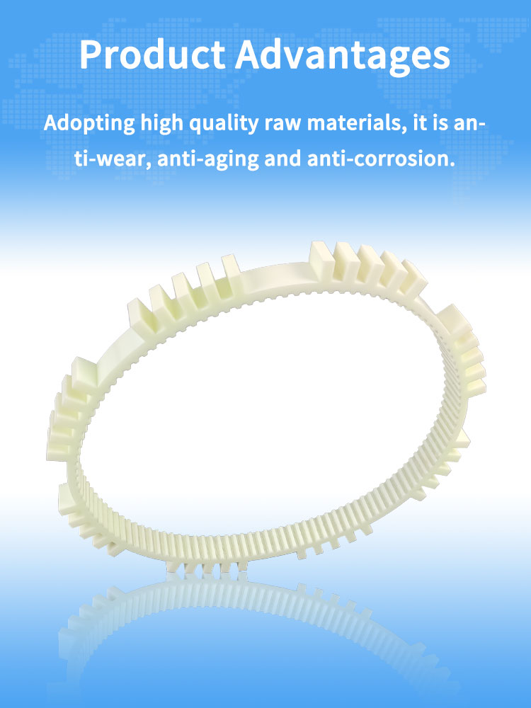 Yonghang custom pu timing belts cleats for Chewing Gum Vending Machine 10