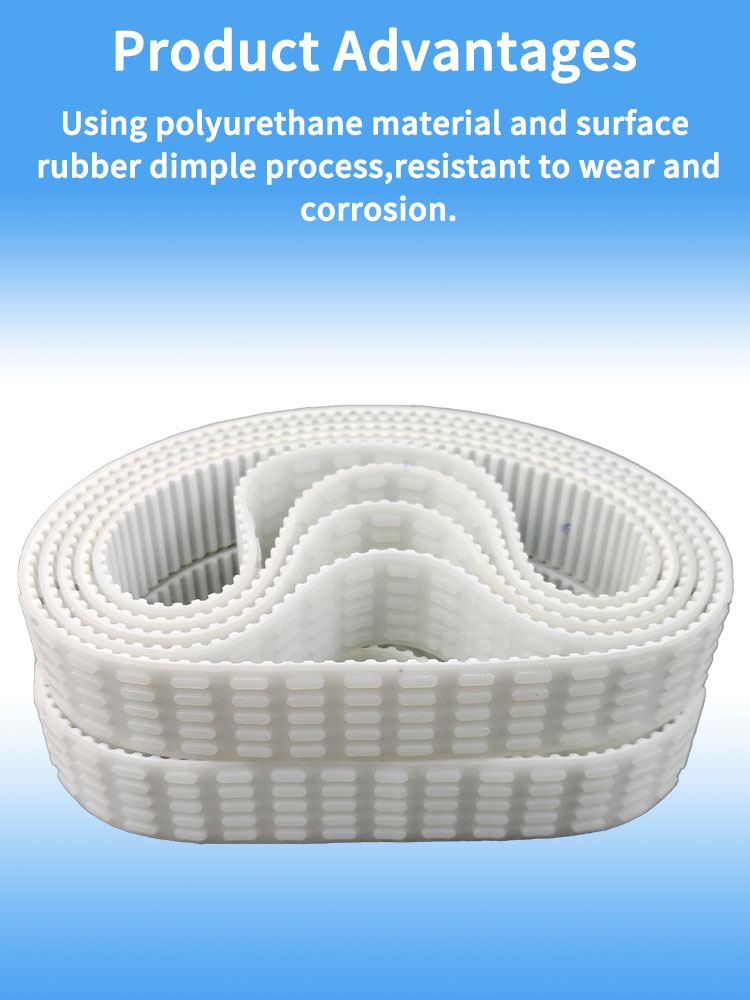 Yonghangbelt Wholesale NEW T5 T9 T10 T5-510-32mm T5-840-32mm white pu sausage machine timing belts 11