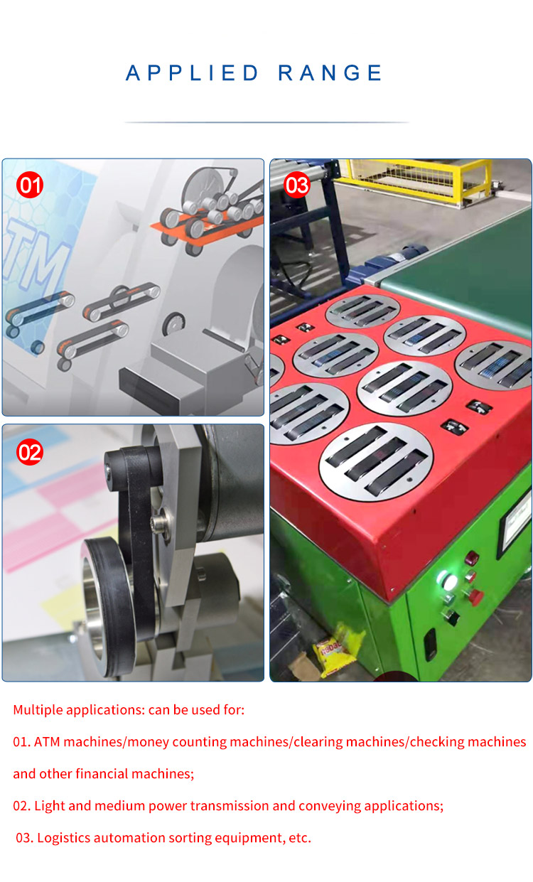 ATM Parts Diebold Belt 5 Height 49204013000E 5