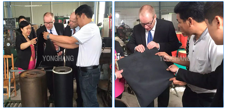 Seamless Transmission Industrial Cover Rubber Gluing machine belt 29