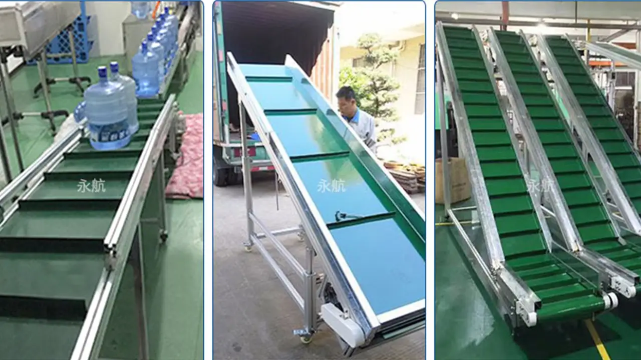 OEM/ODM  customization pvc belt conveyor product line flat green white pvc pu conveyor belts 1