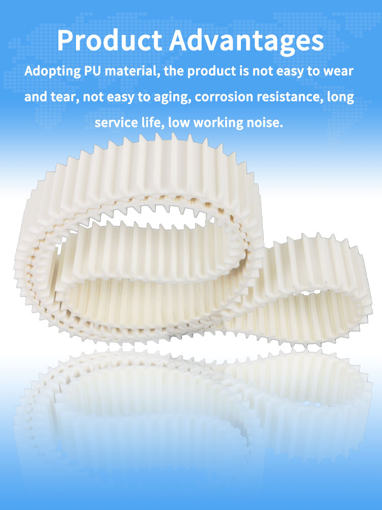 Yonghangbelt custom pu timing belts cleats with biscuit machine 3