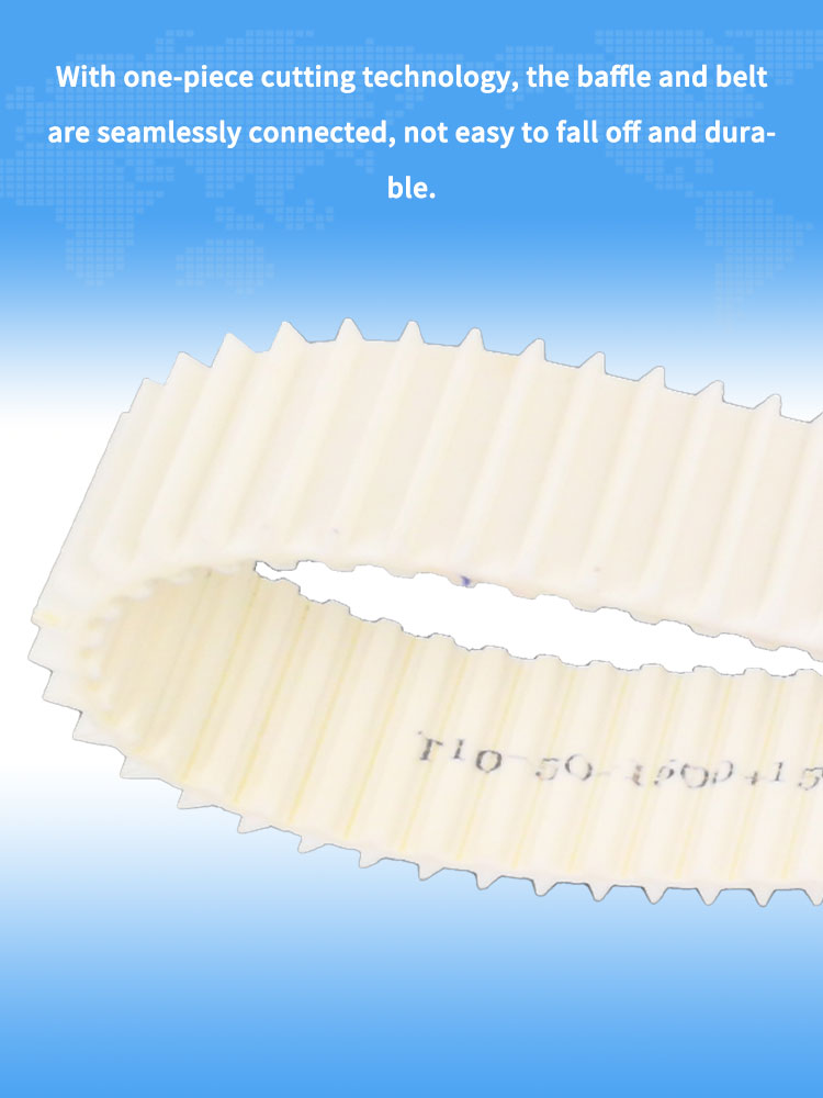 Yonghangbelt custom pu timing belts cleats with biscuit machine 4