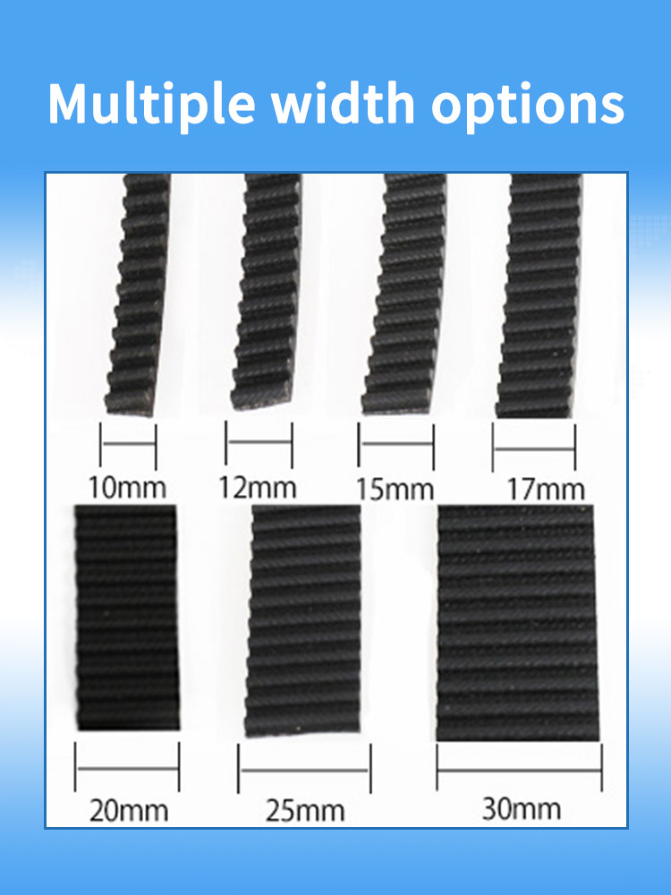 Yonghangbelt wholesale  various widths pu rubber transport motorized Electric curtain  lifting timing track belt 9