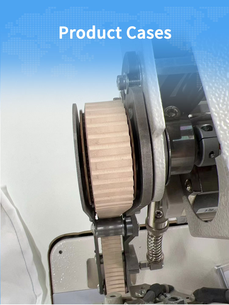 S3M-519-17.5+3mm White coating grooving timing belts for sewing machine 13