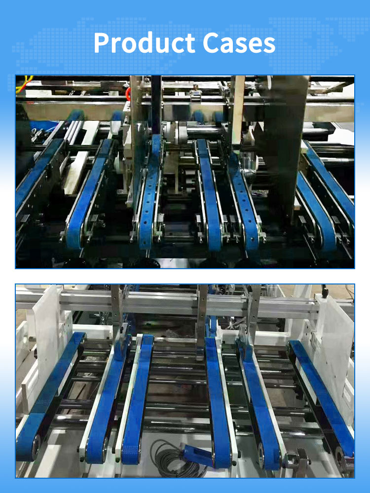 blue folder gluer belts