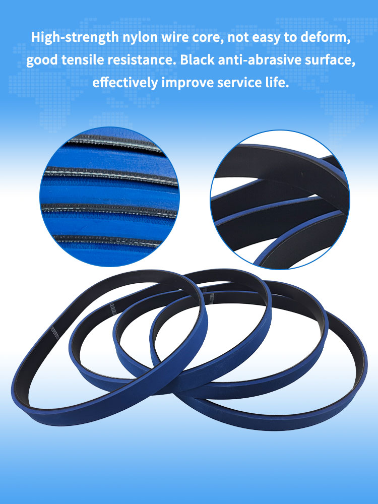 blue folder gluer belts