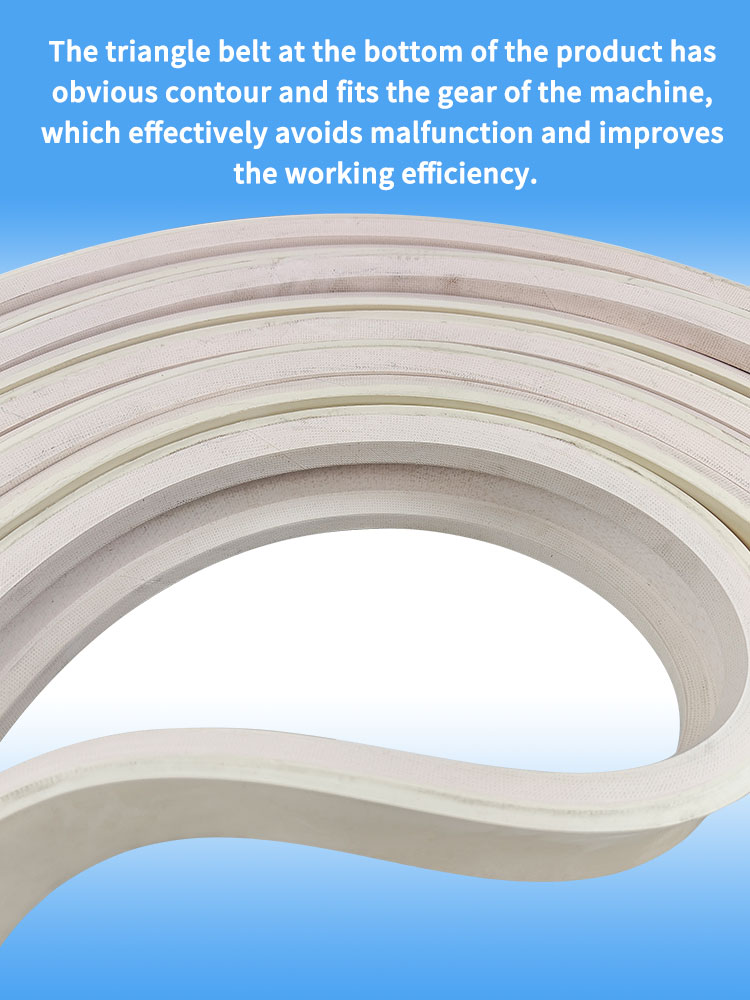 Special Customized wear resistance Rubber flat belt for Woodworking Edge Banding Machine 12