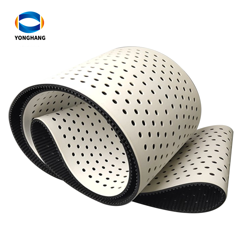 Seamless Anti-Sticking PAZ NFT silicone coating rubber timing belt for sanitary pads manufacture 12