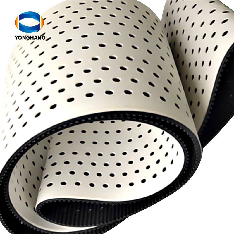 Seamless Anti-Sticking PAZ NFT silicone coating rubber timing belt for sanitary pads manufacture 11