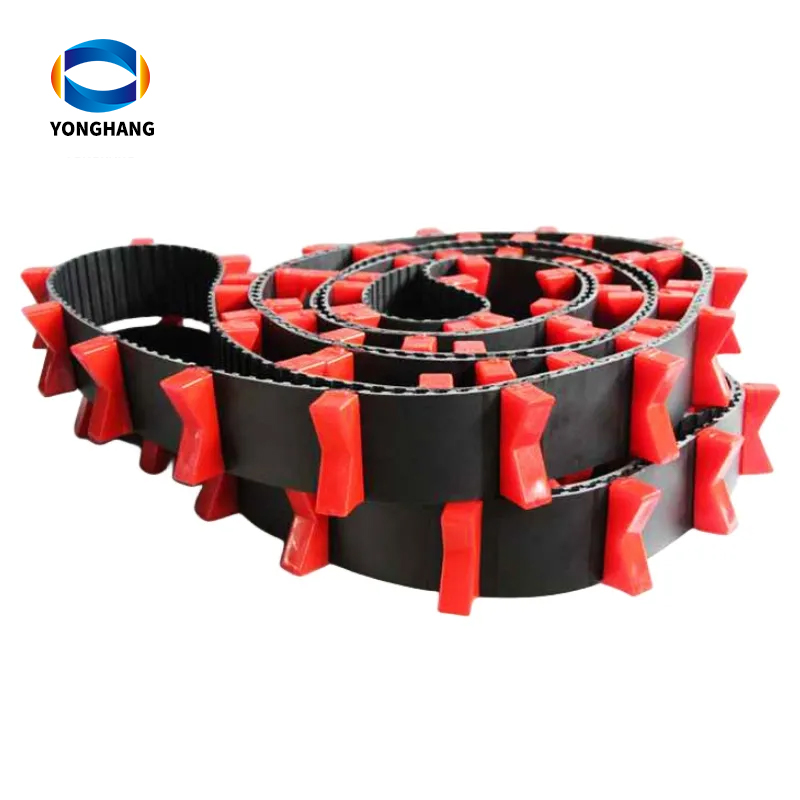 इन्सुलेटिंग ग्लास स्वचालित ग्लूइंग मशीन बेल्ट सिंक्रोनस टूथ बेल्ट वी टाइप क्लीट्स के साथ 8