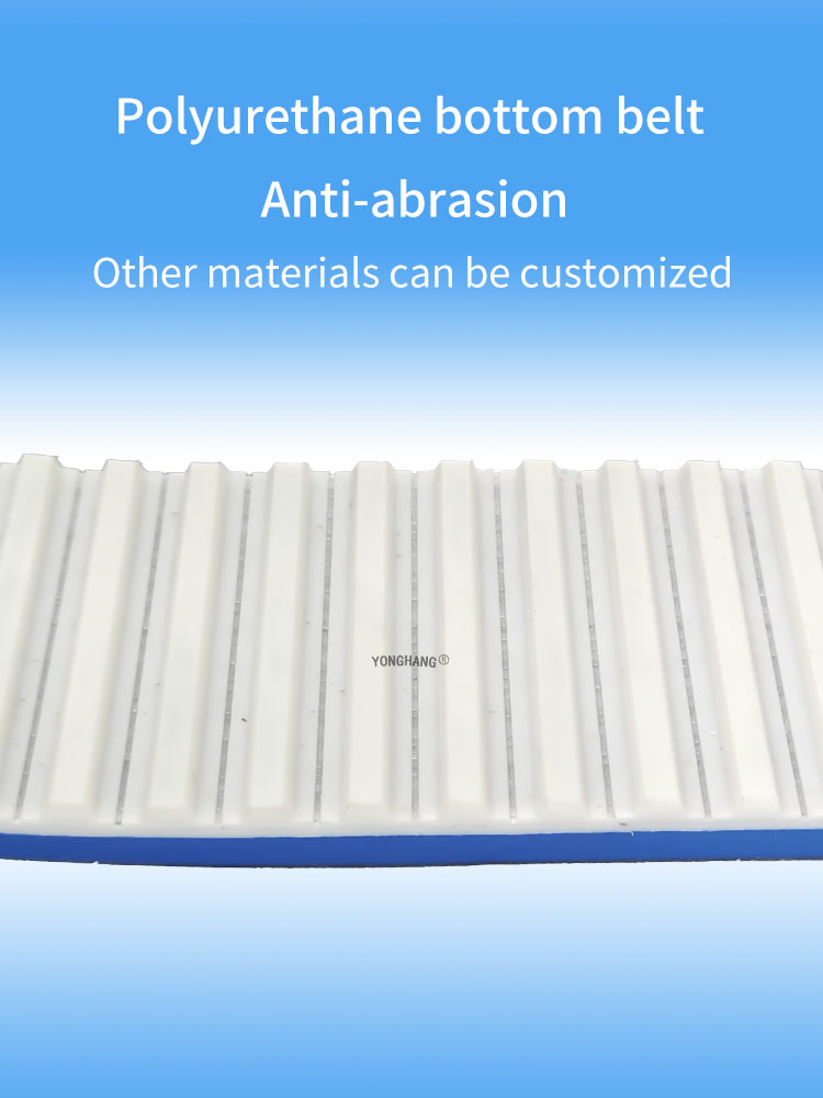 Best Yonghangbelt custom anti-adhesion heat resistant blue silicone coated pu timing belts 14