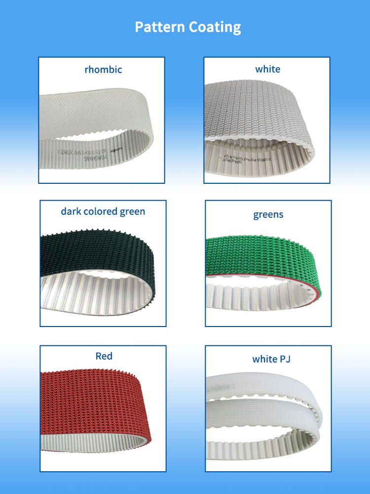 Correia sincronizadora industrial de poliuretano (PU) moldada, sem costura e aberta, da Yonghangbelt. 14