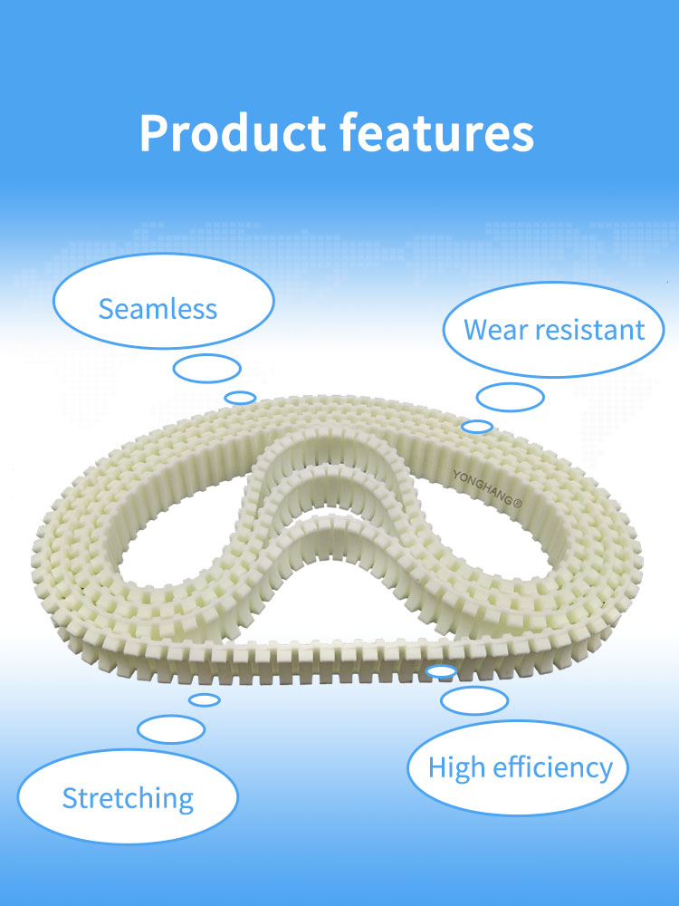 YONGHANG L type PU Driving Timing Belt for Sausage Filling Machine 9