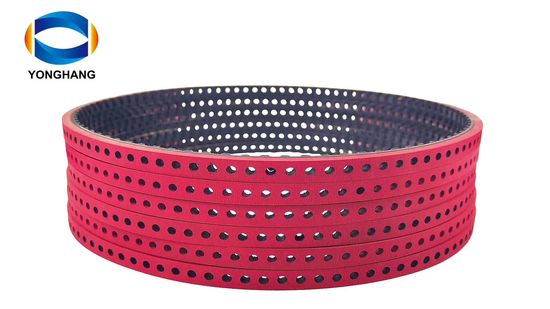 Yonghangbelt custom nonstandard T10.5-934.5-12+5mm Tobacco machinery industry red rubber cover Tobacco Timing belts 1