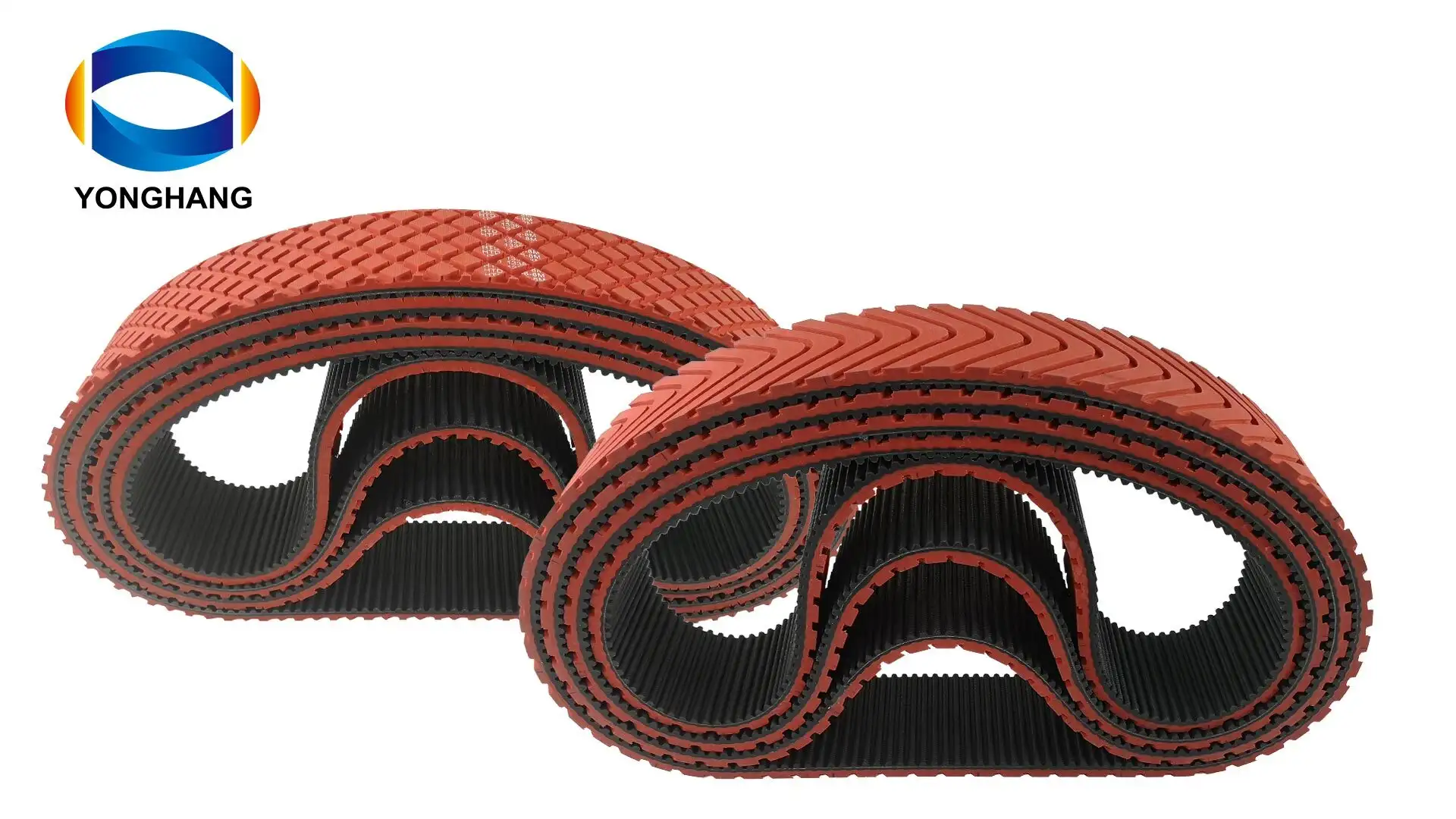 Yonghang Customized Surface Pattern Rubber coated Timing belts Pool Cleaning Robot Tracks Belts 1