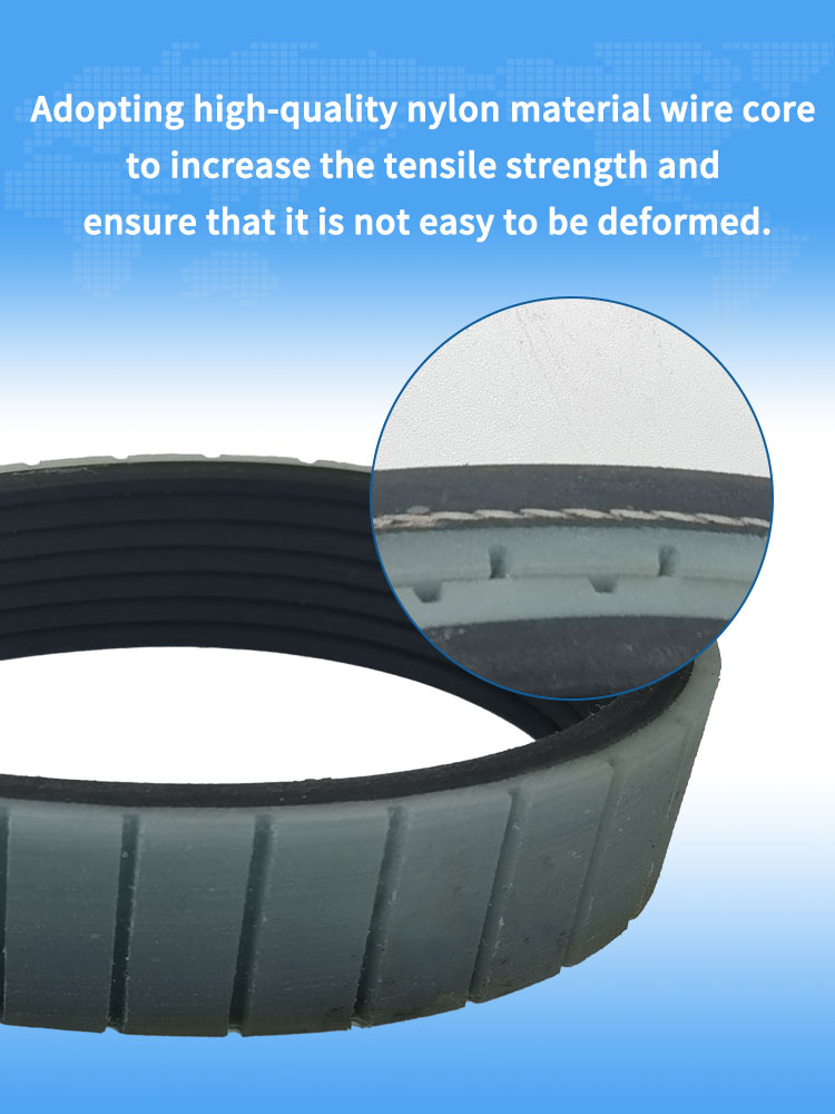 poly v belts with pu coating