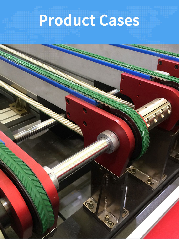 Yonghangbelt polyurethane fishbone coating Timing Belt for Glass Machinery manufacturers 14