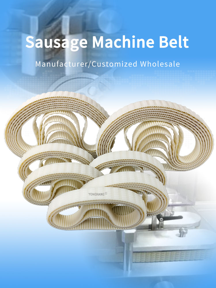 Yonghangbelt NEW Food Grade T5-310-32T5-840-32 T5-910-32 T9-513-32 T9-837-32 kevlar core wire sausages timing belts 8
