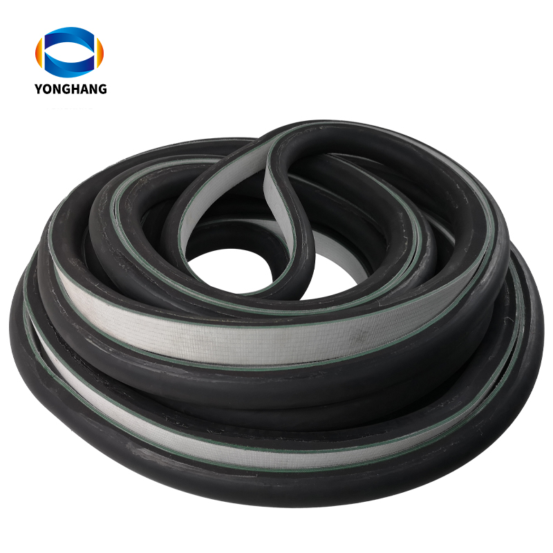 Yonghangbelt Custom Semi-circular Black foam PVC Conveyor Belt For Watermelon Machine 7