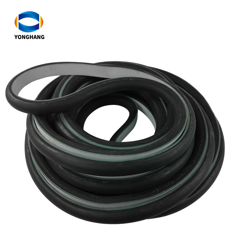 Yonghangbelt Custom Semi-circular Black foam PVC Conveyor Belt For Watermelon Machine 11