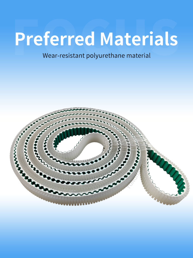 sausage hanging unit belt T10-4700/6300 PU Polyurethane covering transparent PU grooves 13