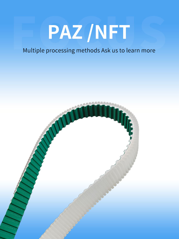 sausage hanging unit belt T10-4700/6300 PU Polyurethane covering transparent PU grooves 14