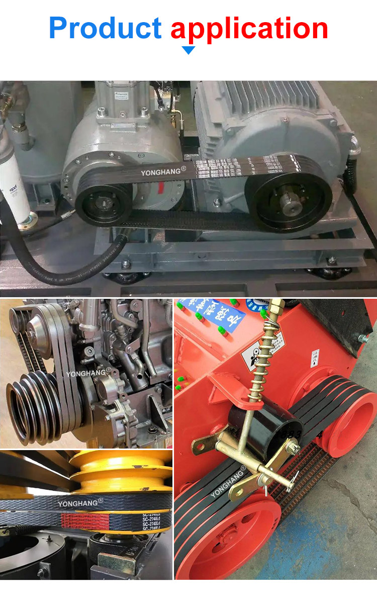 wholesale Tractor belt triangular belt A B C D E SPZ SPA SPB automotive Joined Variable Speed belt from China 13