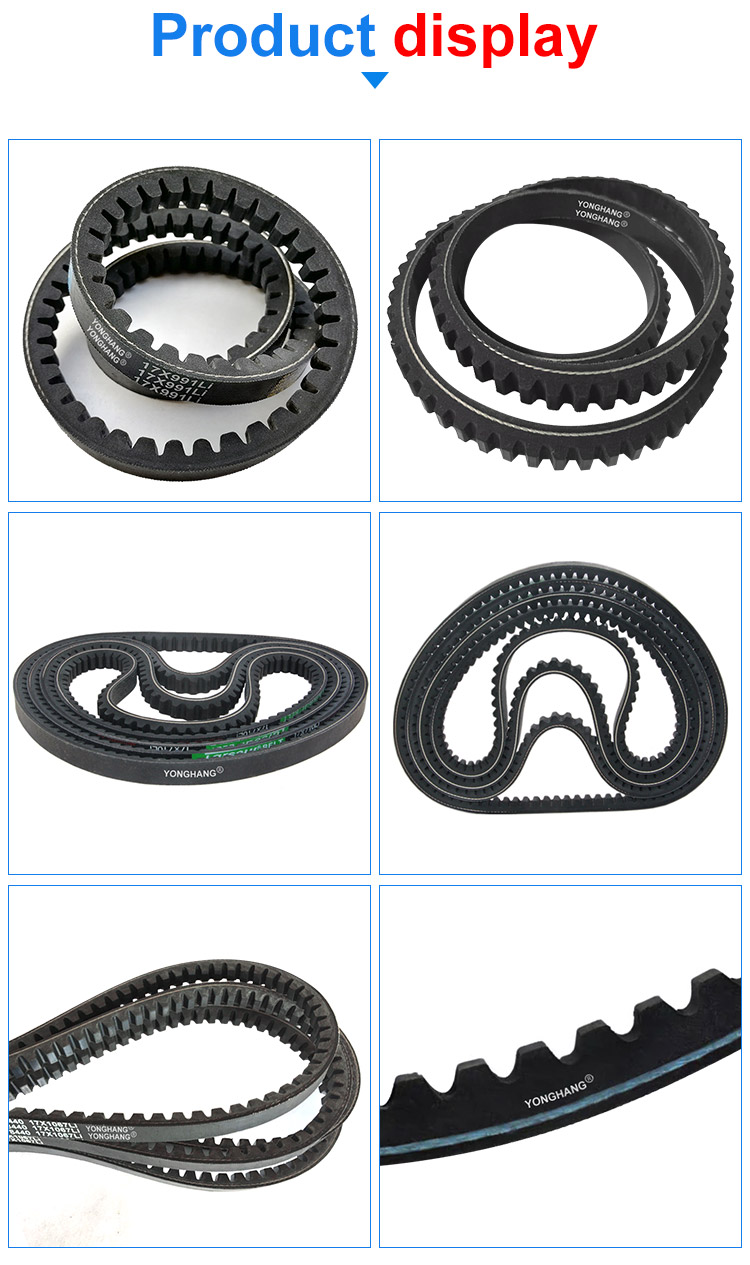wholesale Tractor belt triangular belt A B C D E SPZ SPA SPB automotive Joined Variable Speed belt from China 14