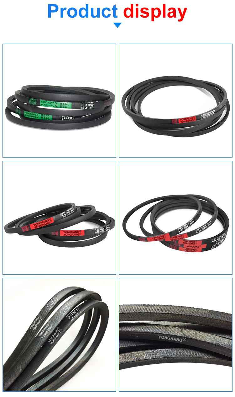 wholesale Tractor belt triangular belt A B C D E SPZ SPA SPB automotive Joined Variable Speed belt from China 16
