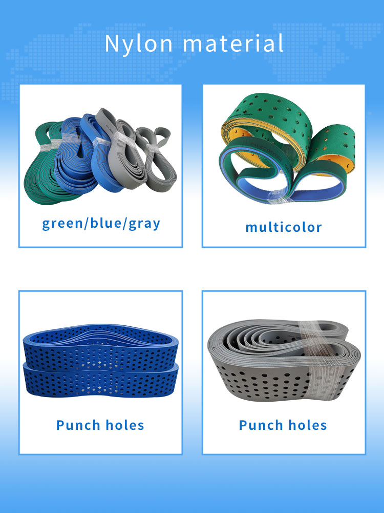 980/1000/1120/1100/1150/1200/1250/1535 8.0mm Thickness Wear-Resisting Rubber Flat Belt Feeder Belt Folder Gluer Belts 12