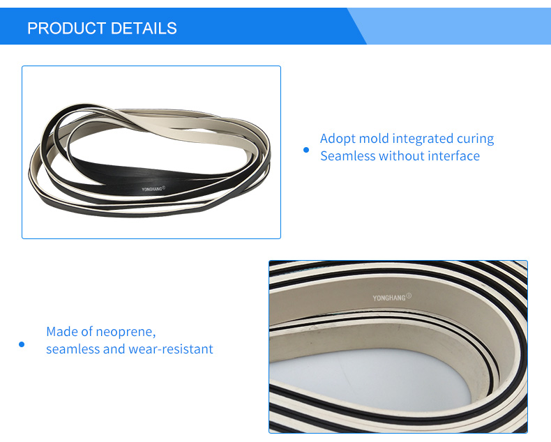 Silione flat Belt For Continuous expansion machine 7