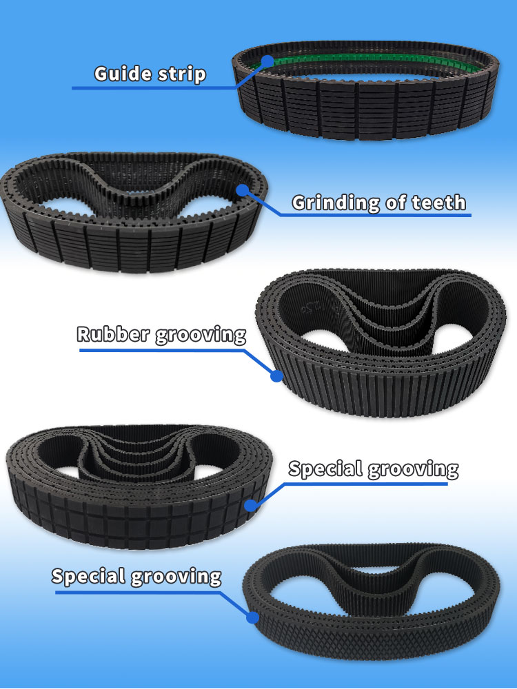Yonghangbelt rubber timing belt caterpillar for PV cleaning robot 11
