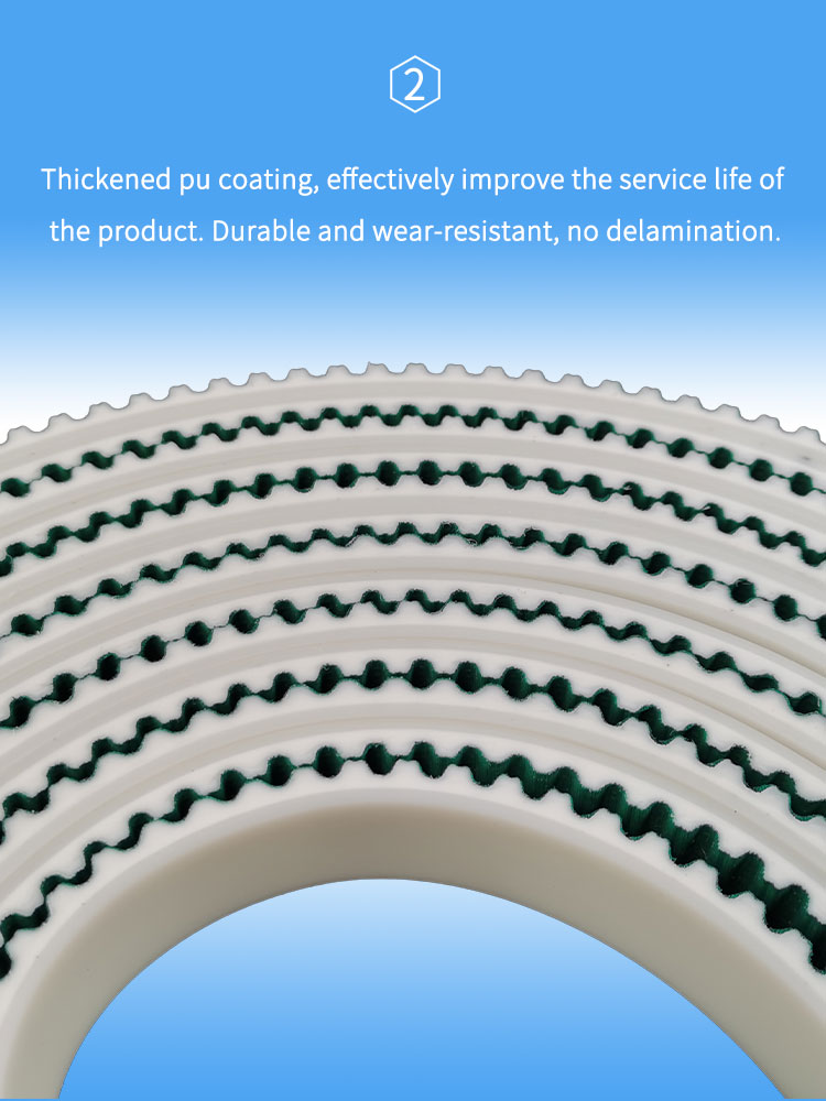 Timing belts 30-RPP8M-10728+2PU +NFT description