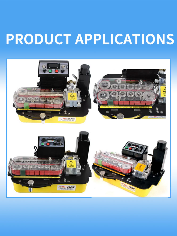 AT5 PU timing belts with red black coated grooving for Optical fiber cable blowing machine 16