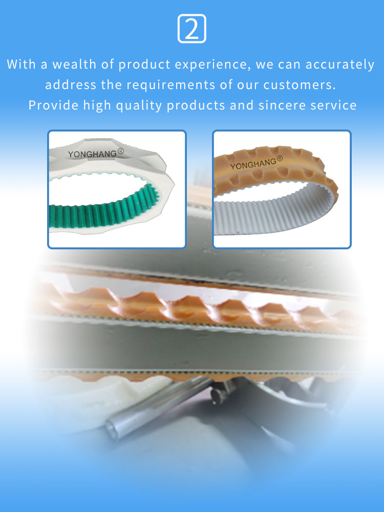 sausage belt with grooving 