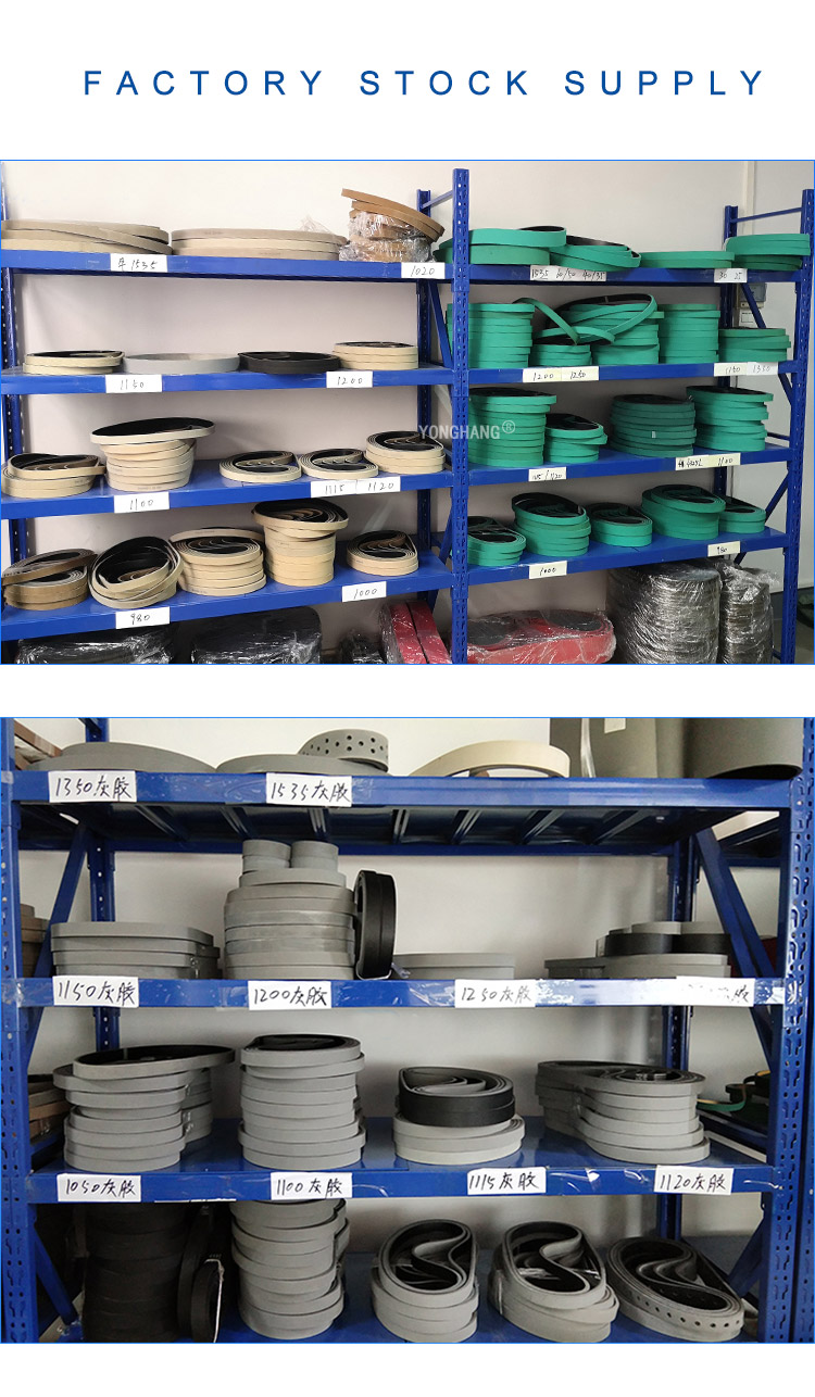 Yonghangbelt wear-resisting rubber coating flat belt folder feeder belts for folding cartons 21