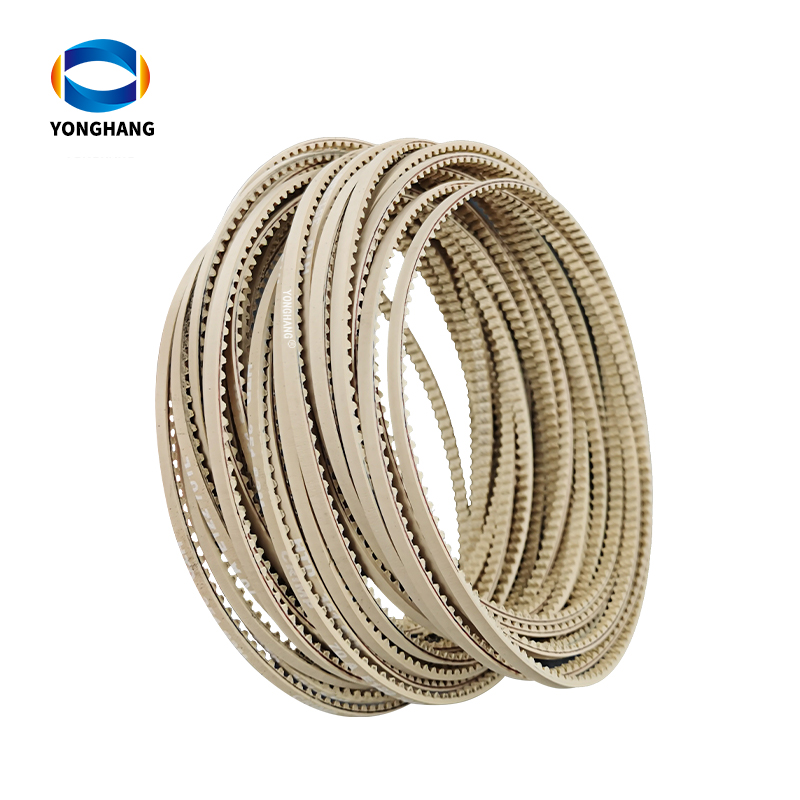 Special customization closed loop S2M124 white rubber drive timing belts 8