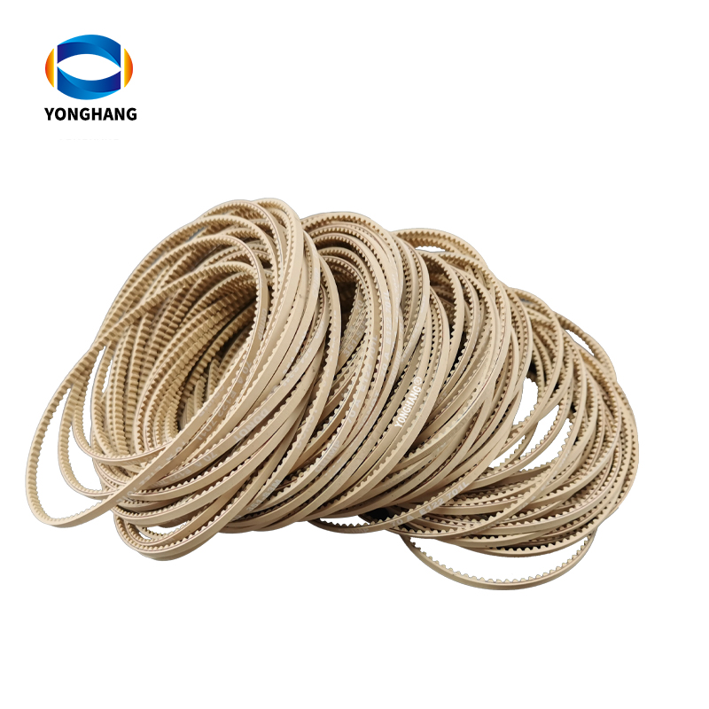 Special customization closed loop S2M124 white rubber drive timing belts 10