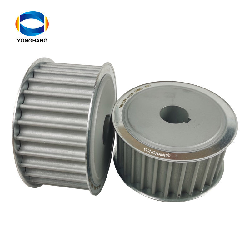 Customized 8M S8M 14M timing belt pulley Aluminum alloy /steel toothed wheel manufacturers From China | Yonghang 7