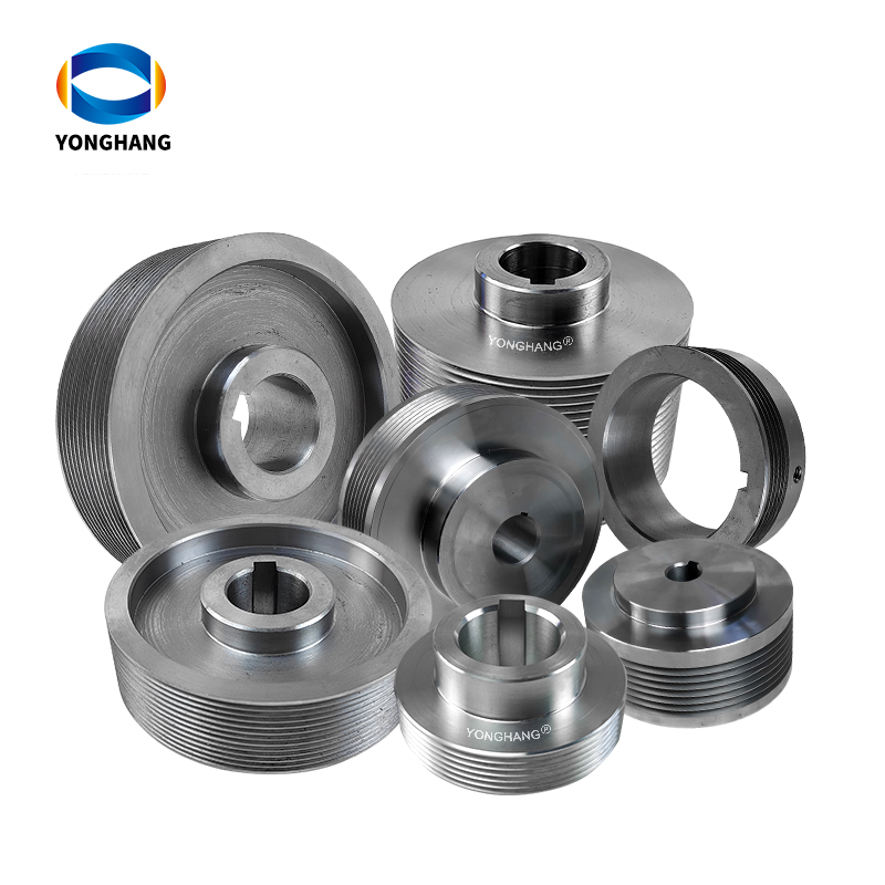 Customized Full range of PH PJ Pk PL PM carbon steel  aluminum Aluminum alloy ribbed pulley 10