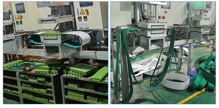 Circular knitting machine parts TT5 PU material blue color transmission timing tooth belts 15