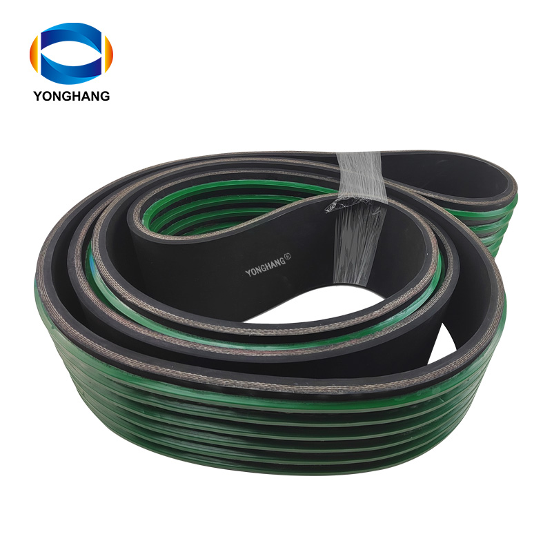 rubber caterpillar haul off surface tracking profile traction pulling belt 9