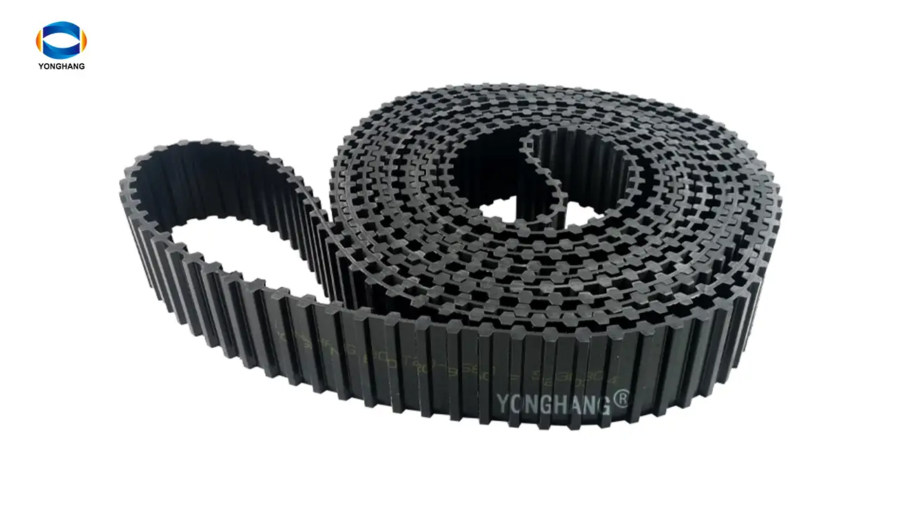 Polyurethane seamless truly endless drive power T20 double-sided toothed timing belts 1