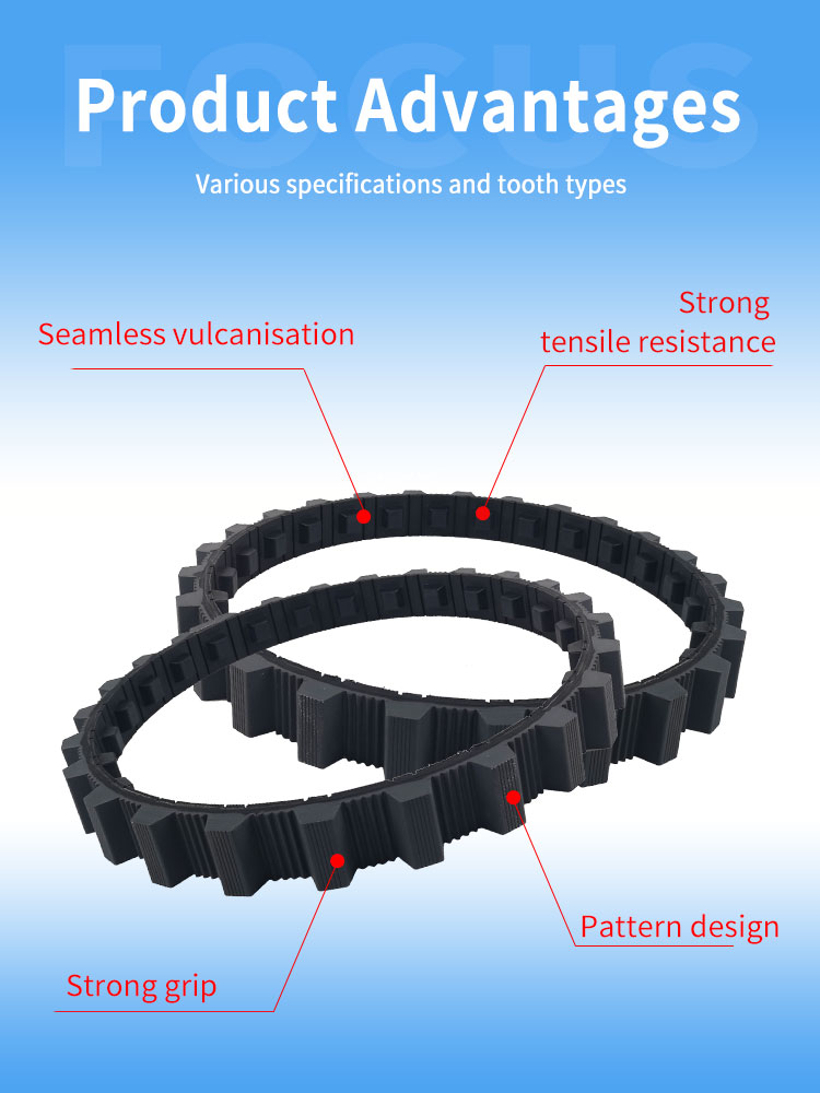 electric climbing robot rubber track belts construction
