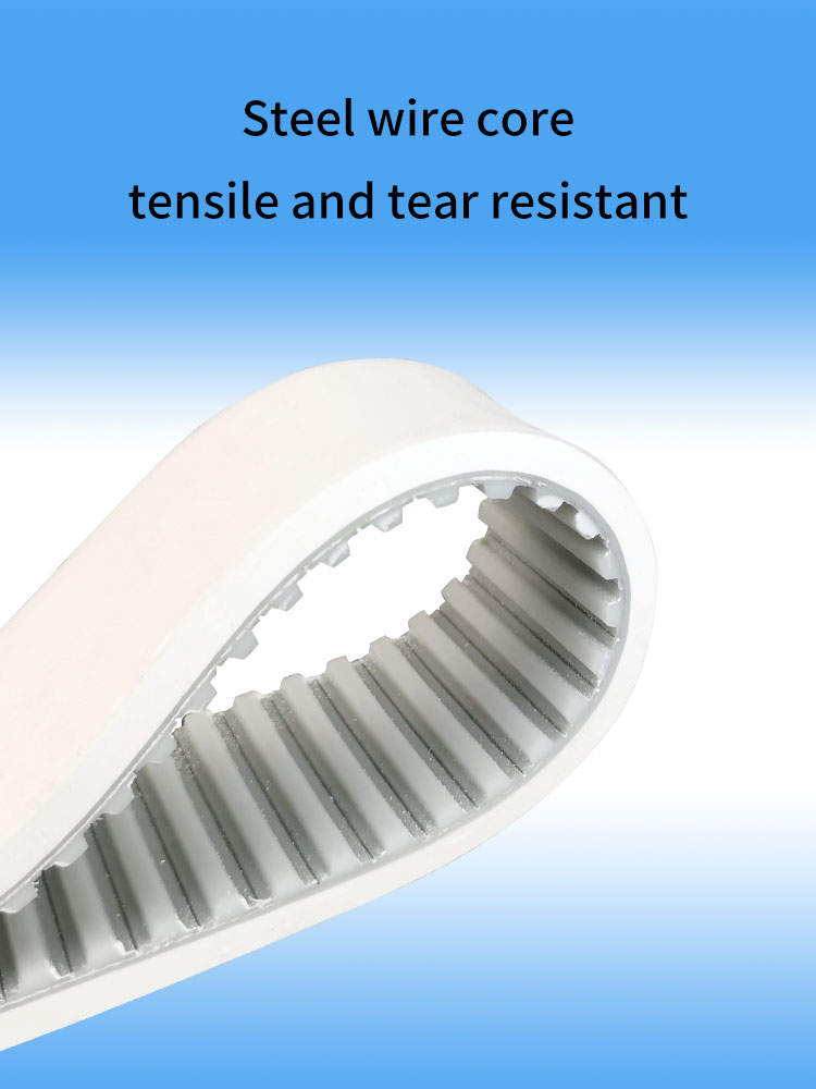 Yonghangbelt heat resistant 250°C seamless urethane timing belts with silicone coated 13