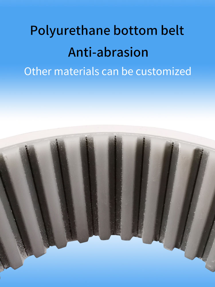 Yonghangbelt heat resistant 250°C seamless urethane timing belts with silicone coated 14