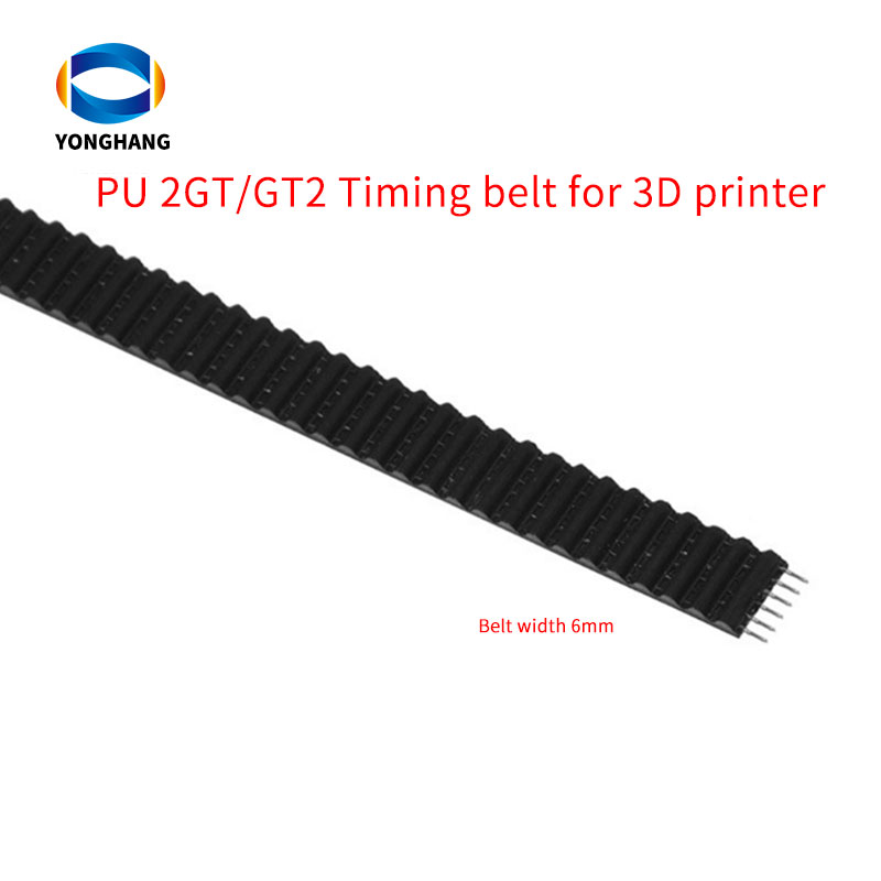 Gt2/2GT Timing Belt with steel core 3D Printers Parts 6mm/10mm width 8