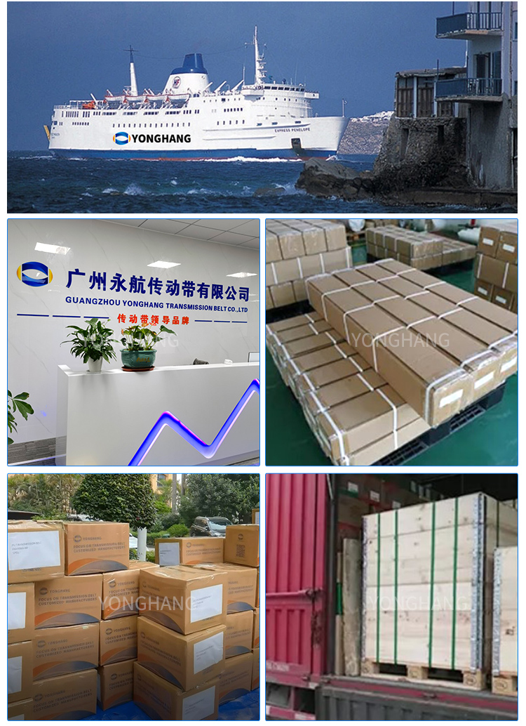 Polyurethane closed loop vacuum Pull down belts with linatex For Vertical Form Fill Sea 17